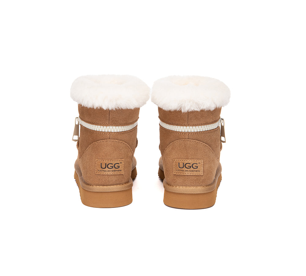 AUSTRALIAN SHEPHERD UGG Boots Sheepskin Wool Shearling Ankle Lienn