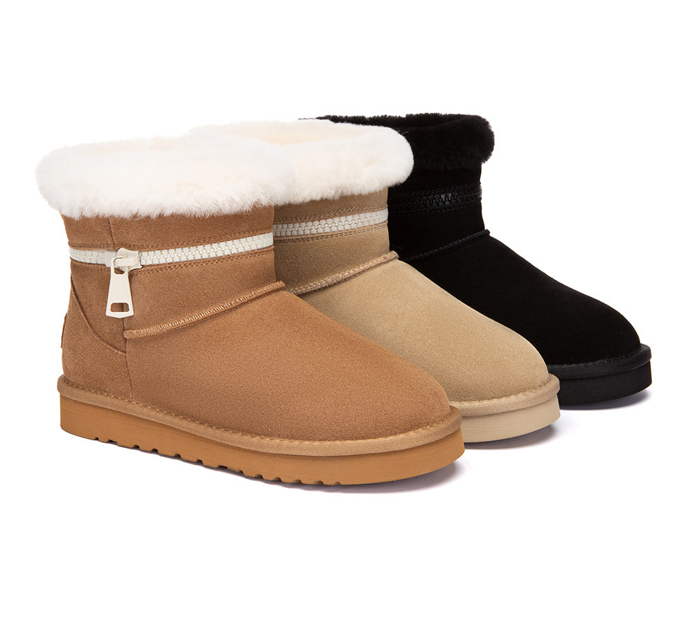 AUSTRALIAN SHEPHERD UGG Boots Sheepskin Wool Shearling Ankle Lienn