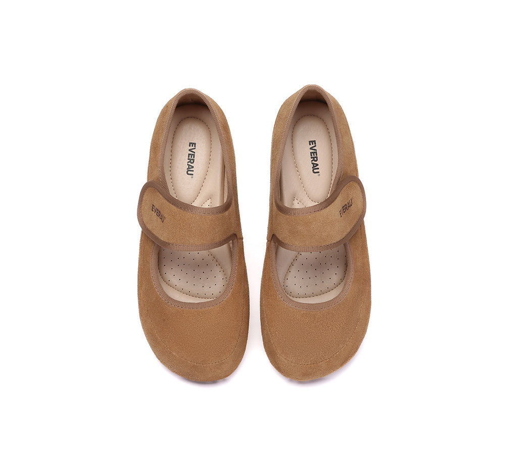 EVERAU Women Slippers Adjustable Strap Mary Jane Malia