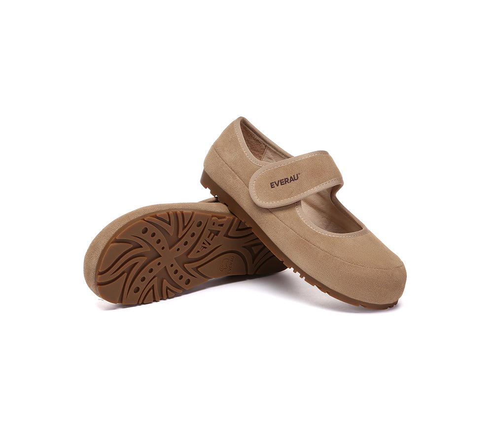 EVERAU Women Slippers Adjustable Strap Mary Jane Malia