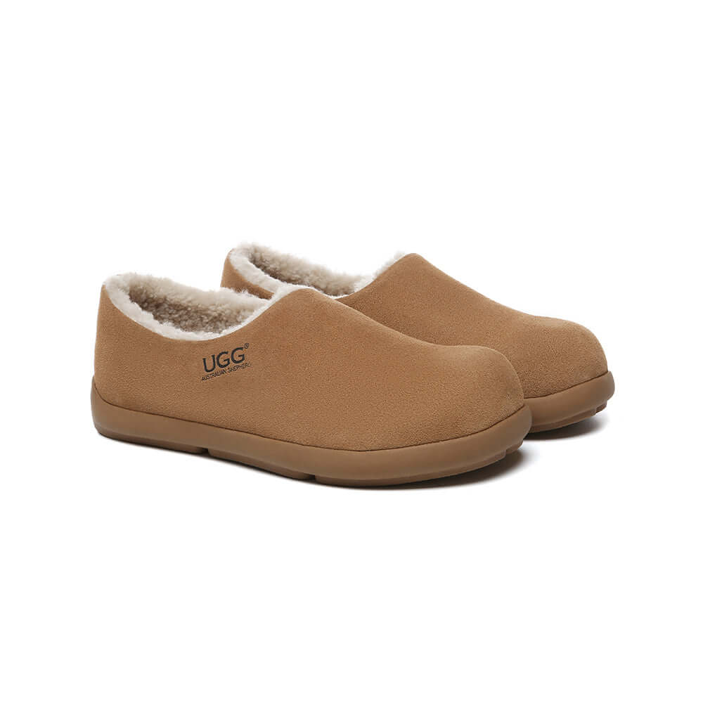 AUSTRALIAN SHEPHERD® UGG Slippers Sheepskin Wool Ankle Clog Brett-PEROZ Accessories
