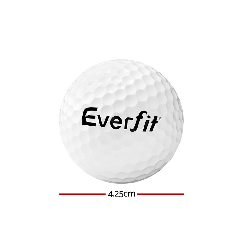 Everfit 12Pcs Golf Ball Set Reusable Distance Golf Balls Practice Training-Sports & Fitness > Ball Sports > Soccer & Soccer Accessories-PEROZ Accessories