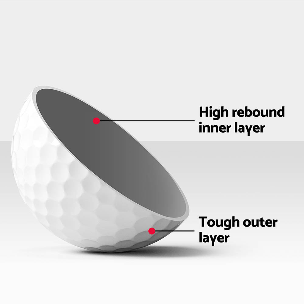 Everfit 60pcs Golf Ball Set Reusable Distance Golf Balls Practice Training-Sports & Fitness > Golf > Golf Training Aids-PEROZ Accessories
