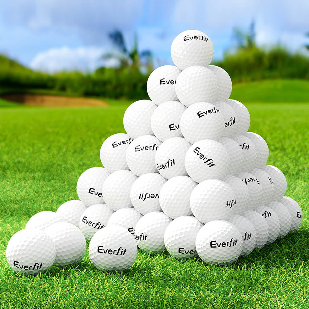 Everfit 60pcs Golf Ball Set Reusable Distance Golf Balls Practice Training-Sports & Fitness > Golf > Golf Training Aids-PEROZ Accessories