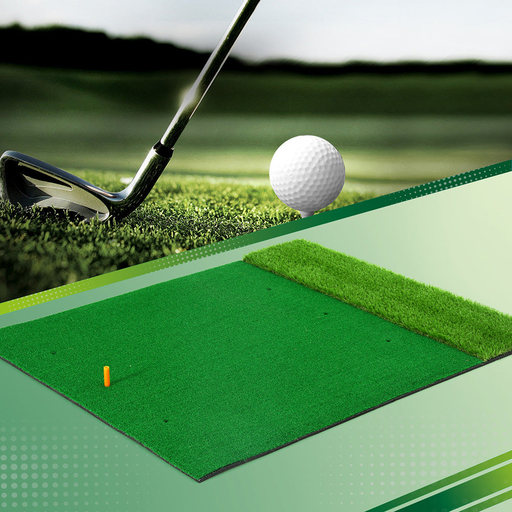 Everfit Golf Hitting Mat Portable Driving Range Practice Training Aid 2 in 1-Sports & Fitness > Golf > Golf Training Aids-PEROZ Accessories