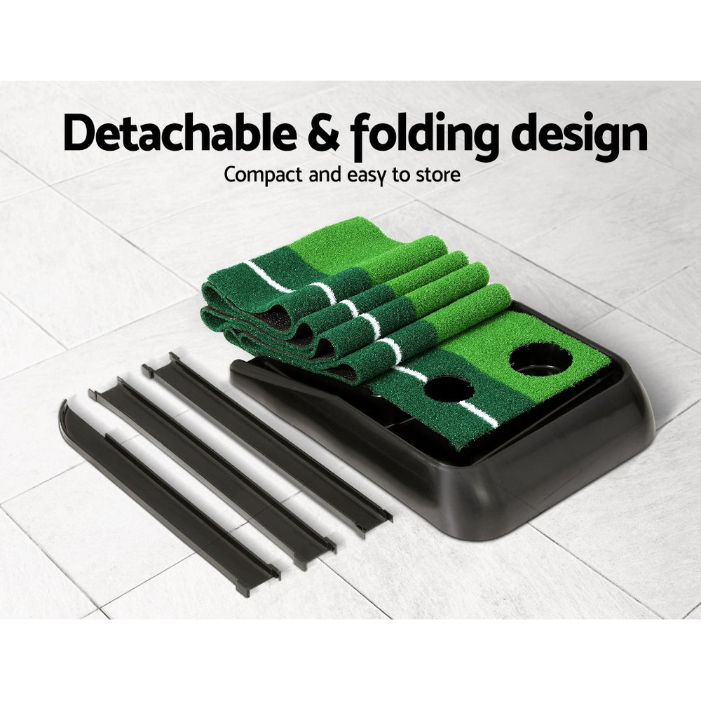 Everfit 3M Golf Putting Practice Mat Auto Return Putter Indoor Outdoor Training-Sports & Fitness > Golf > Golf Training Aids-PEROZ Accessories