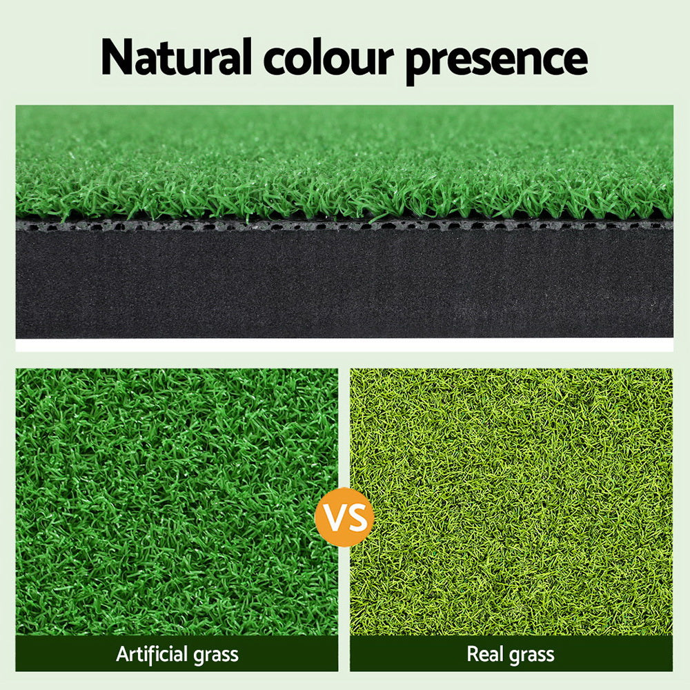 Everfit Golf Hitting Mat Portable Driving Range Practice Training Aid 150x150cm-Sports & Fitness > Golf > Golf Training Aids-PEROZ Accessories