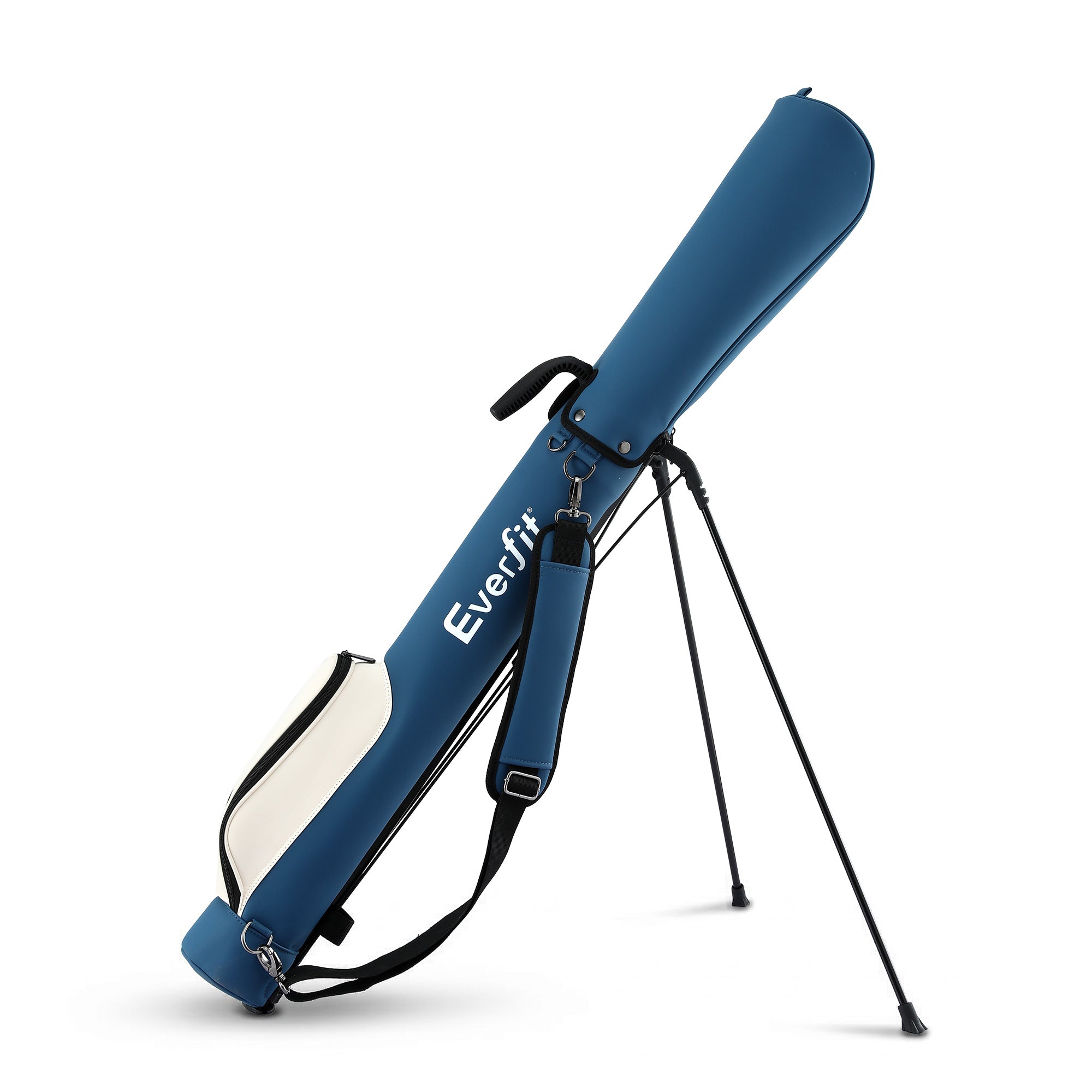 Everfit Golf Stand Bag Lightweight Sunday Pitch And Putt Bag Blue-Sports & Fitness > Golf > Golf Accessories-PEROZ Accessories