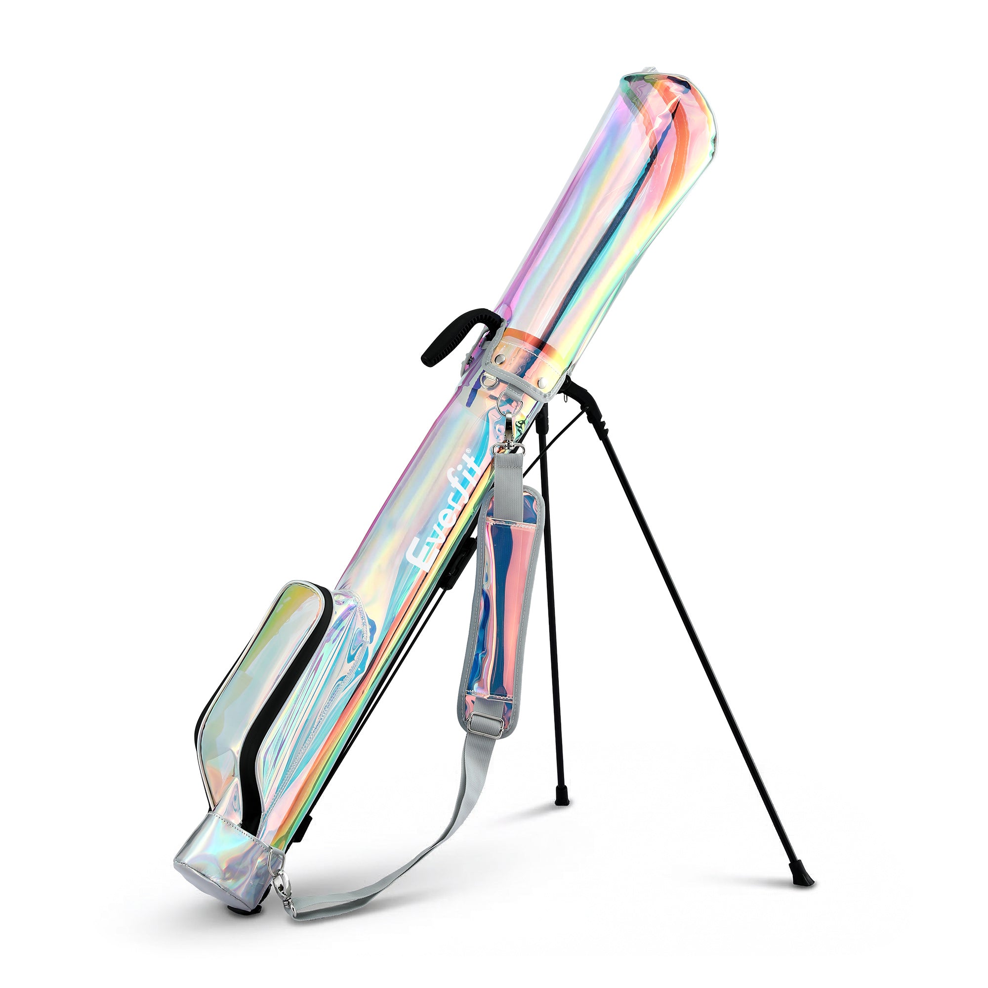 Everfit Golf Stand Bag Lightweight Sunday Pitch And Putt Bag Holographic-Sports & Fitness > Golf > Golf Accessories-PEROZ Accessories