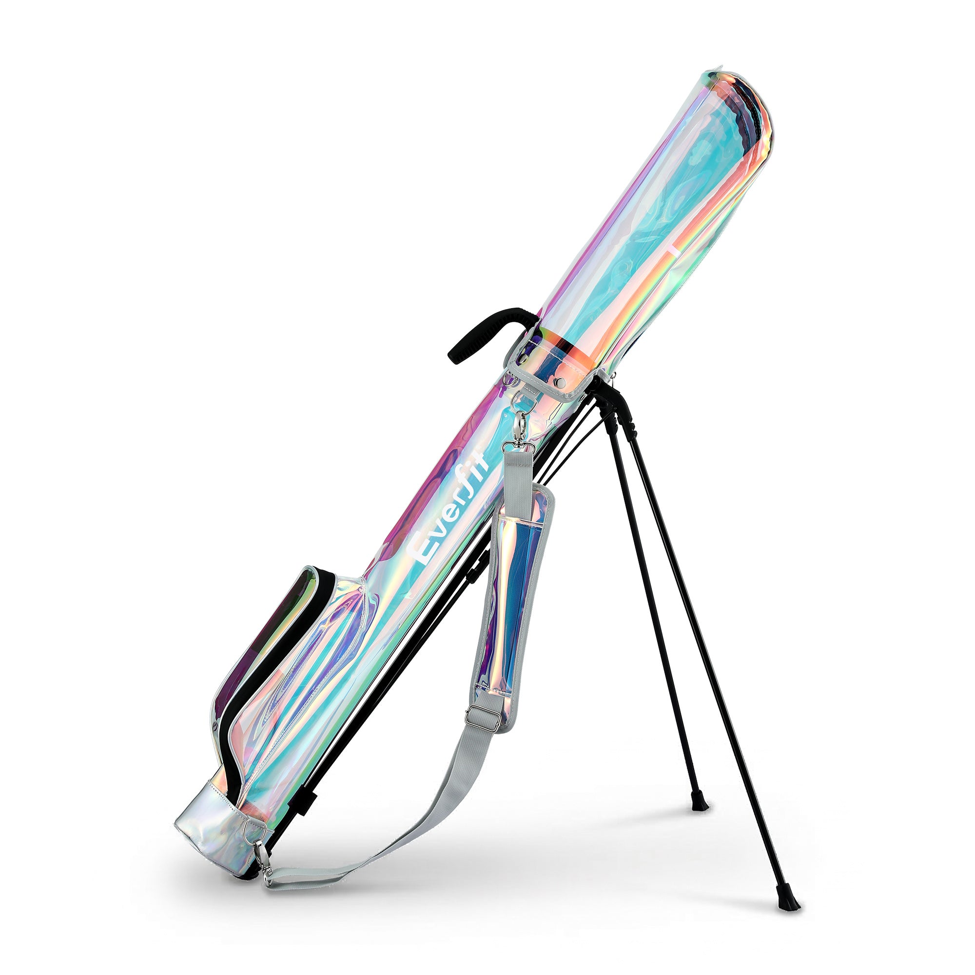 Everfit Golf Stand Bag Lightweight Sunday Pitch And Putt Bag Holographic-Sports & Fitness > Golf > Golf Accessories-PEROZ Accessories