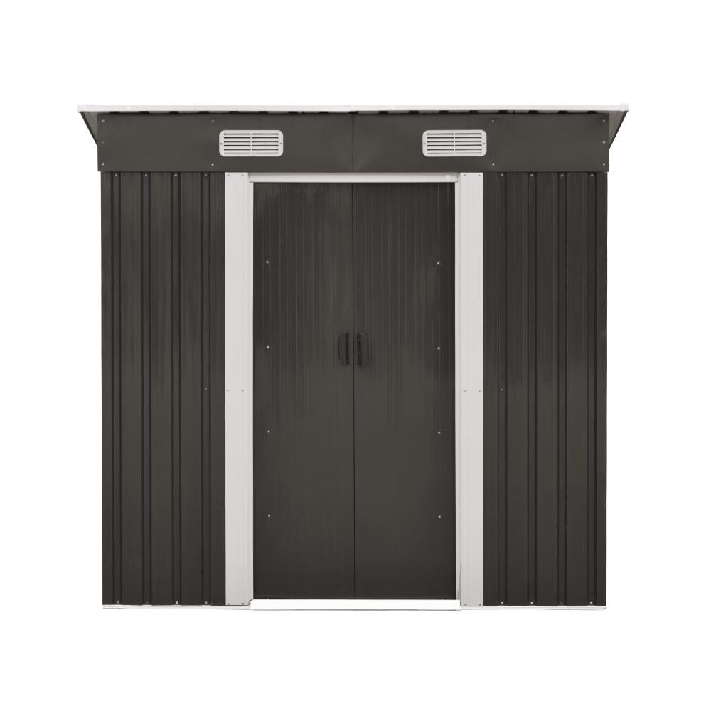 Livsip Garden Shed Outdoor Storage Sheds 1.94x1.21M Workshop Cabin Metal House-Garden Sheds-PEROZ Accessories