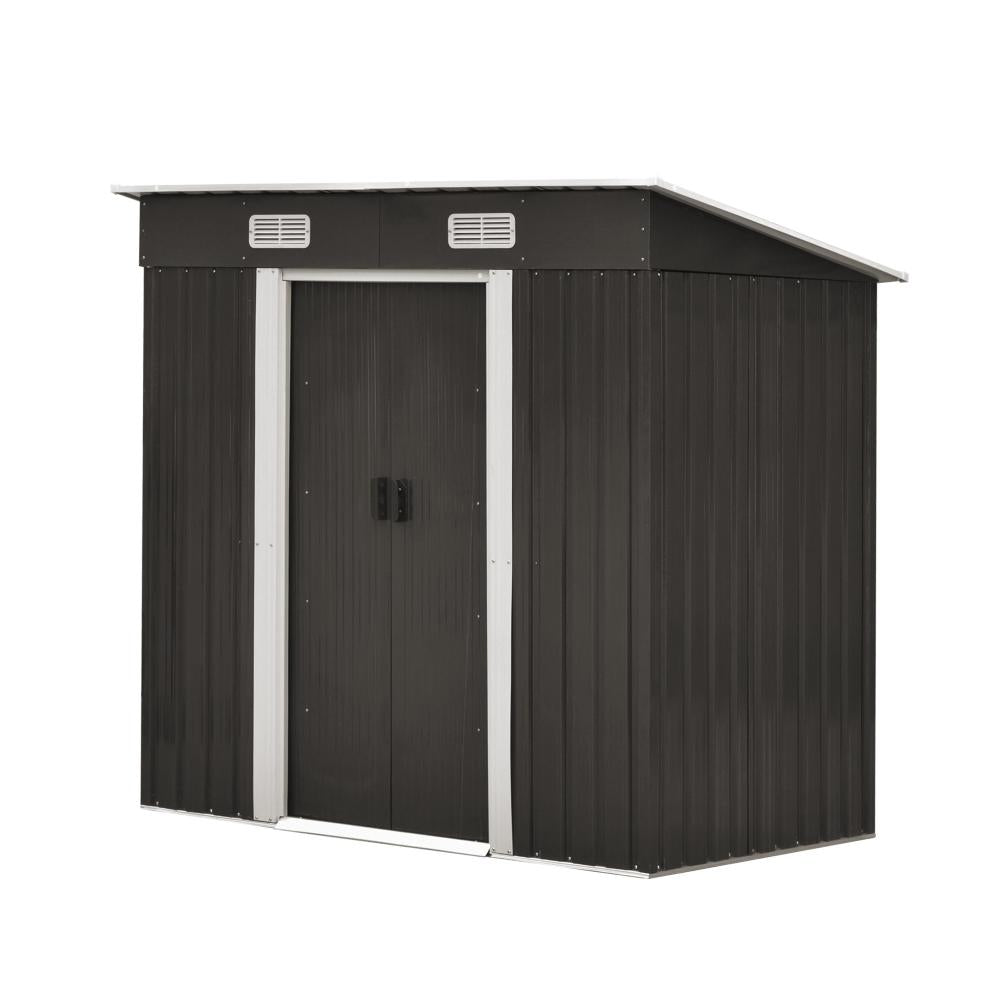 Livsip Garden Shed Outdoor Storage Sheds 1.94x1.21M Workshop Cabin Metal House-Garden Sheds-PEROZ Accessories