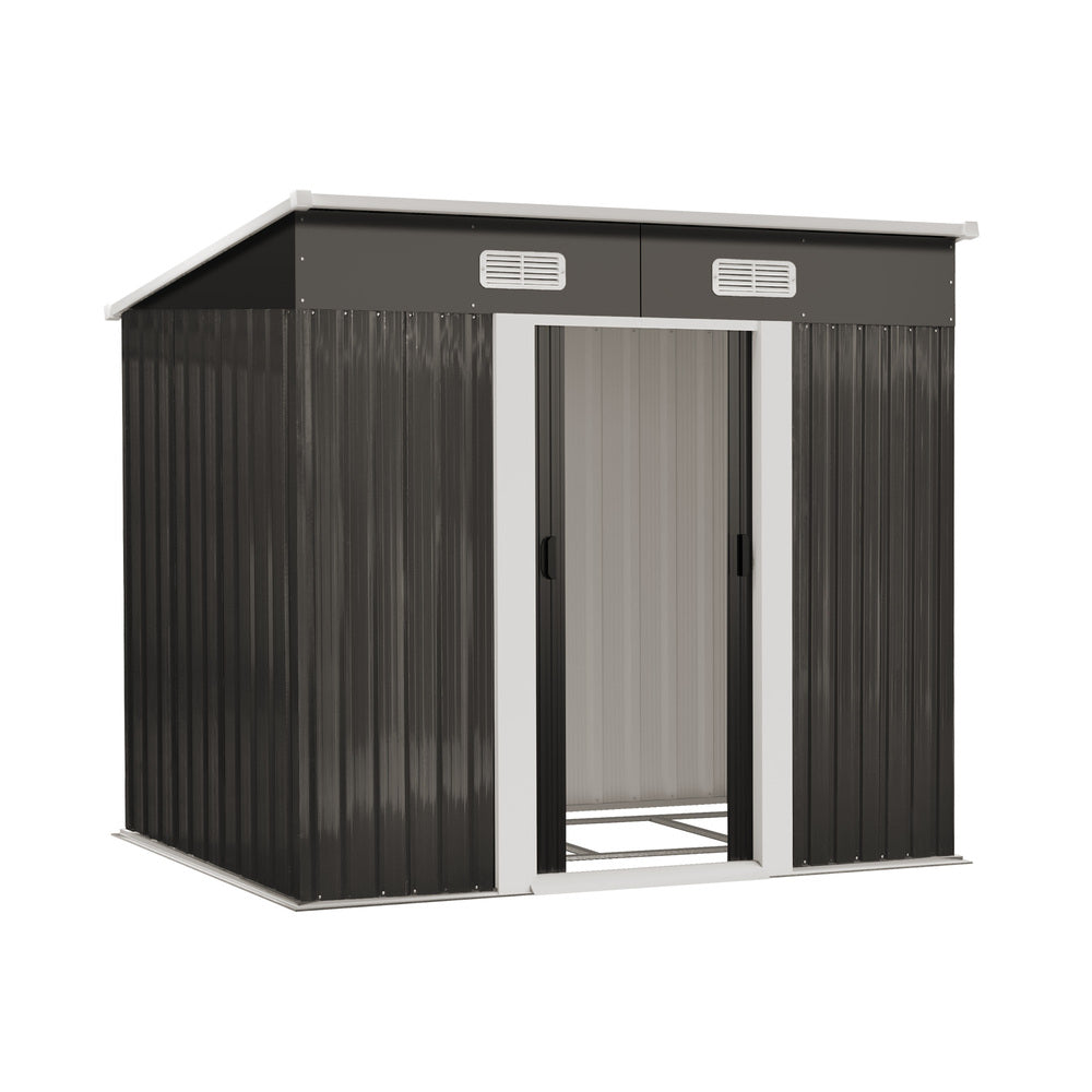 Livsip Garden Shed Outdoor Storage Sheds 1.94x1.21M Workshop Cabin Metal Base-Garden Sheds-PEROZ Accessories
