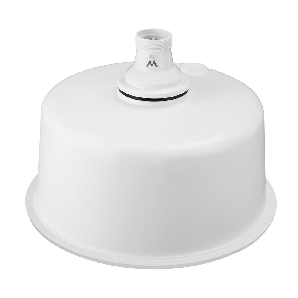 Welba Kitchen Sink Basin Stone Sink Bathroom Laundry Single Bowl 430mmx430mm WH-Kitchen Sinks-PEROZ Accessories