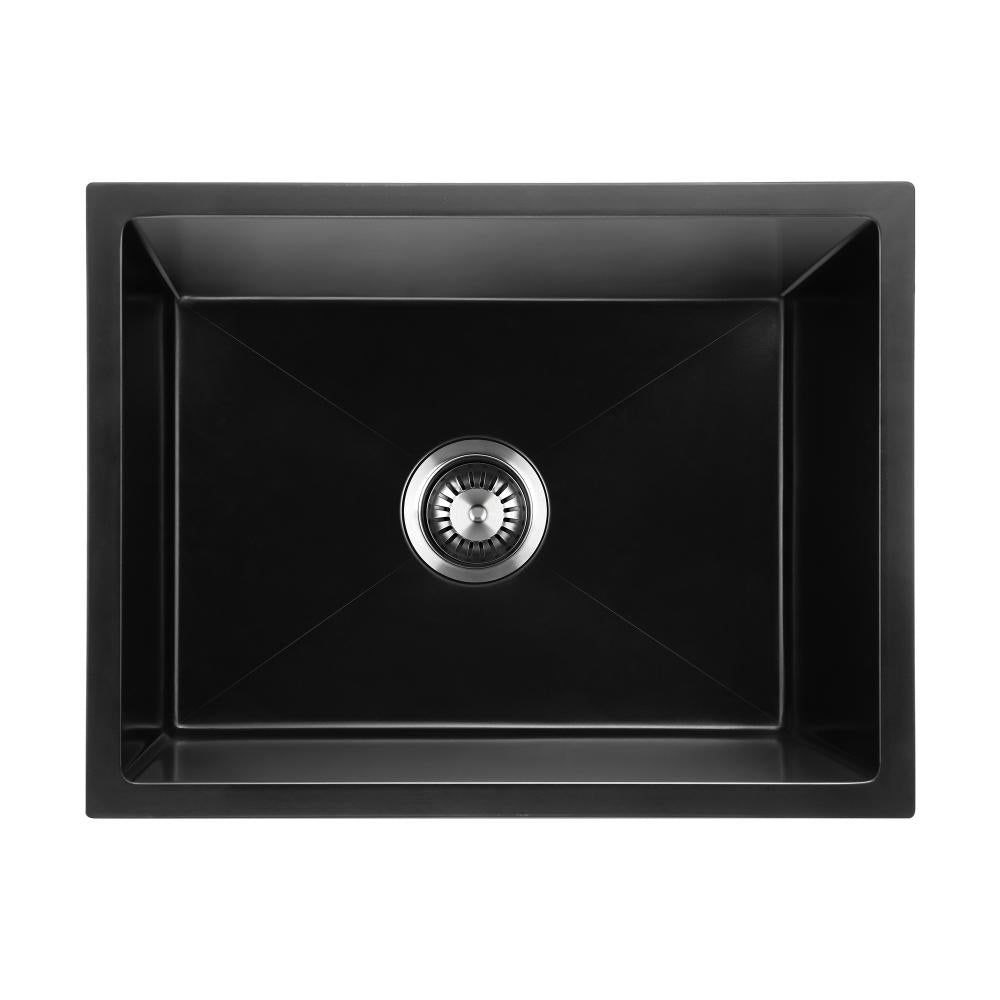 Welba Stone Granite Kitchen Sink Bathroom Basin Under/Top Mount Single Bowl-Kitchen Sinks-PEROZ Accessories