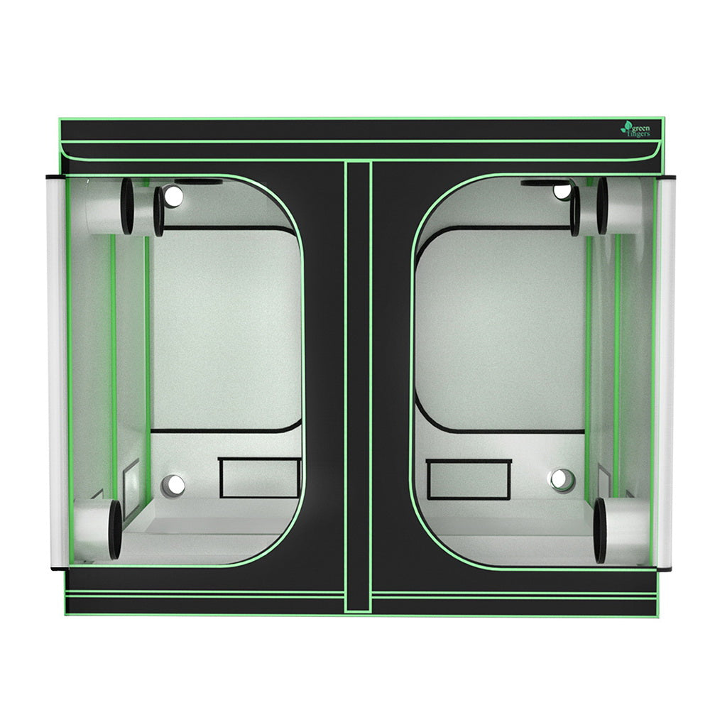 Greenfingers Grow Tent Kits 240x240x200cm Hydroponics Indoor Grow System Black-Home & Garden > Greenhouses > Greenhouses & Accessories-PEROZ Accessories