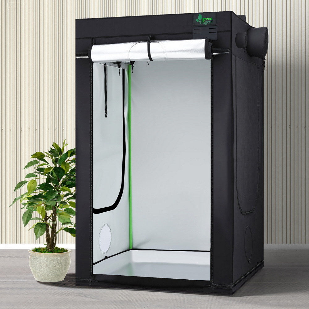 Green Fingers Grow Tent Kits 120x120x200cm Hydroponics Indoor Grow System-Home & Garden > Greenhouses > Greenhouses & Accessories-PEROZ Accessories