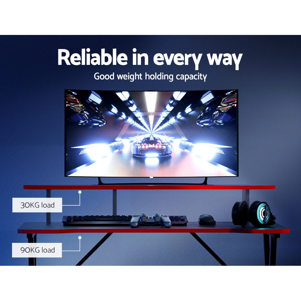 Artiss Gaming Desk Computer Desks 100CM-Furniture > Office-PEROZ Accessories