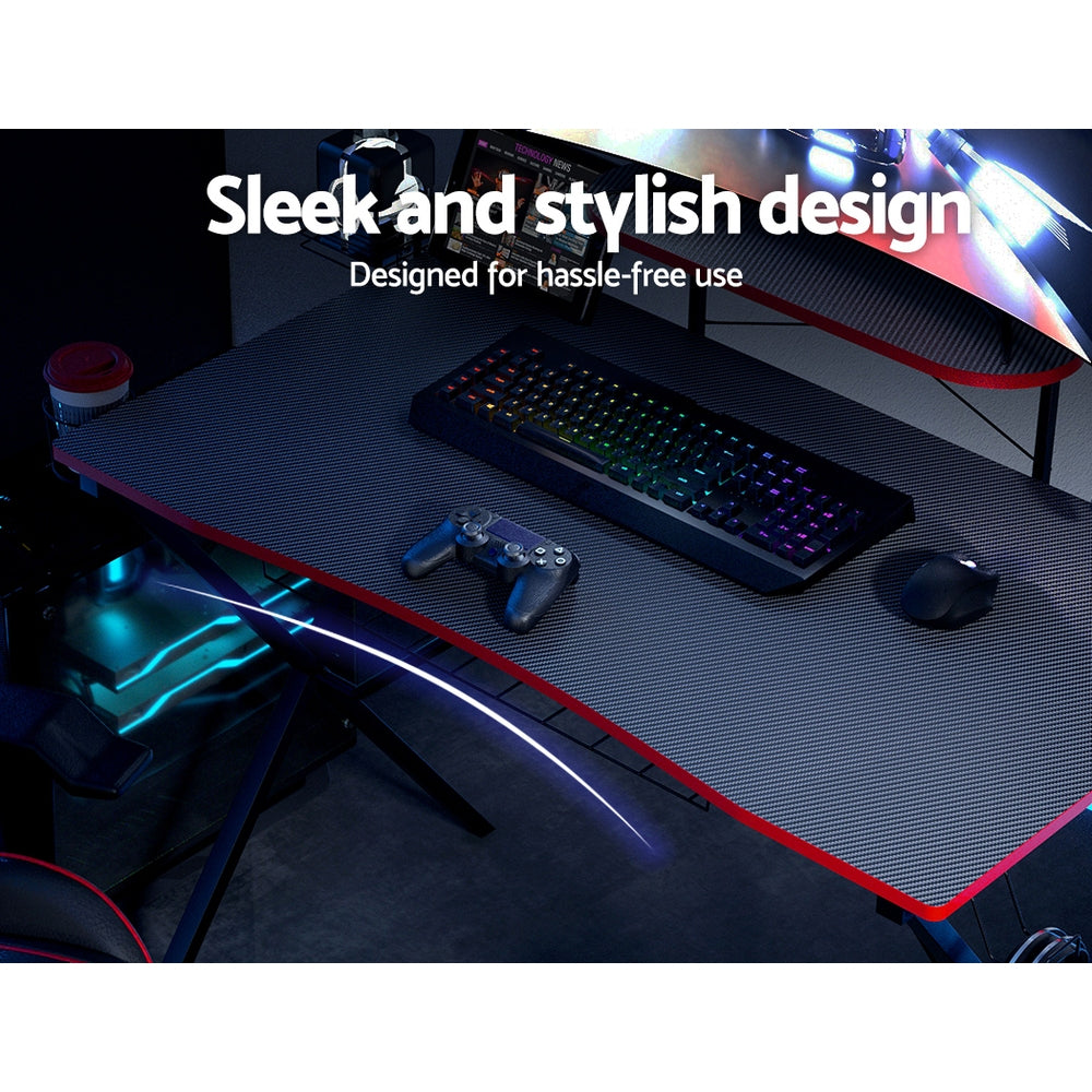 Artiss Gaming Desk Computer Desks 105CM-Furniture > Office-PEROZ Accessories