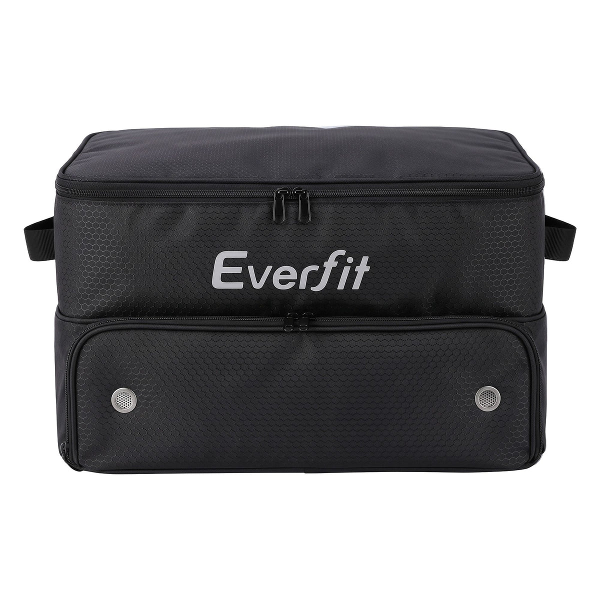 Everfit Golf Trunk Organizer for Car, 2-Tier Golf Storage Bag with Ventilated Shoe Compartment Black-Sports & Fitness > Golf > Golf Accessories-PEROZ Accessories