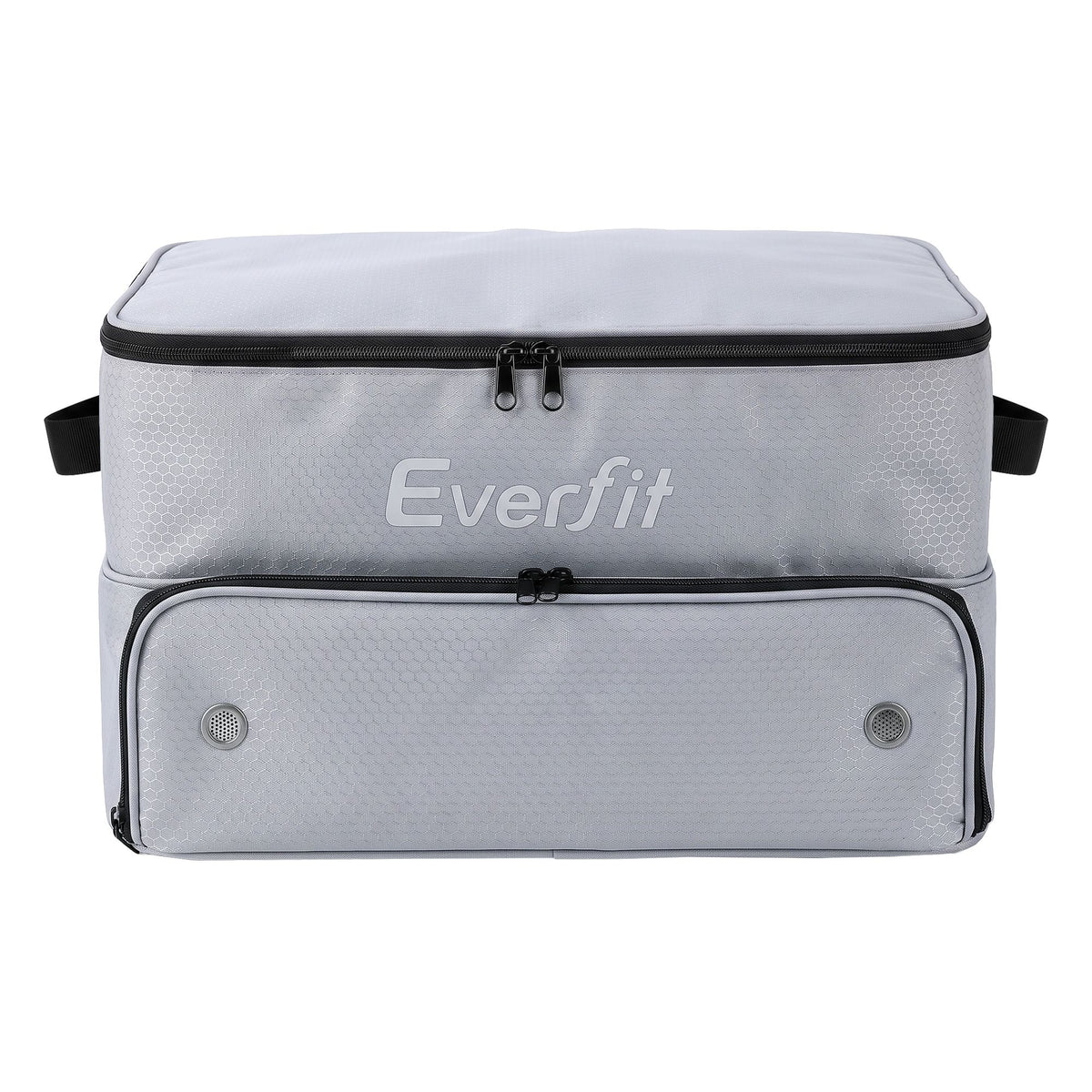 Everfit Golf Trunk Organizer for Car, 2-Tier Golf Storage Bag with Ventilated Shoe Compartment Grey-Sports & Fitness > Golf > Golf Accessories-PEROZ Accessories
