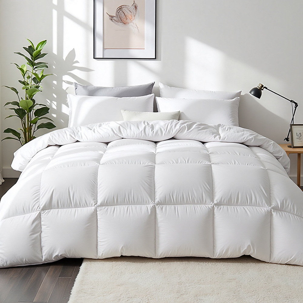Giselle Bedding 700GSM Duck Down Feather Quilt Duvet Doona Winter Blanket Double-Home & Garden > Bedding > Quilts & Duvets-PEROZ Accessories