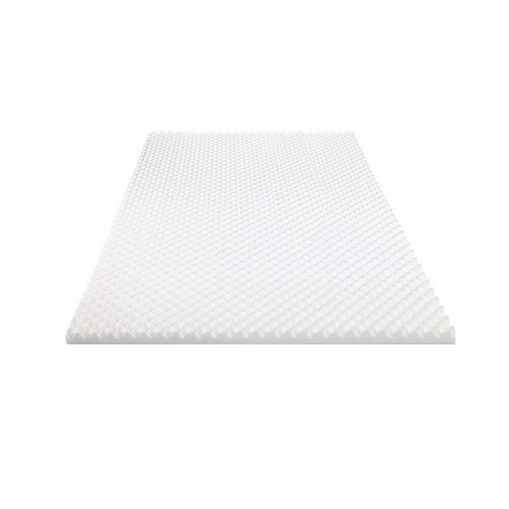 Giselle Bedding Memory Foam Mattress Topper Egg Crate 5cm King Single-Furniture > Mattresses > Mattress Toppers-PEROZ Accessories