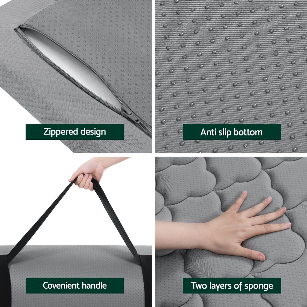 Giselle Bedding Single Foldable Mattress Camping Mat-Outdoor Recreation > Camping > Inflatable Mattresses-PEROZ Accessories
