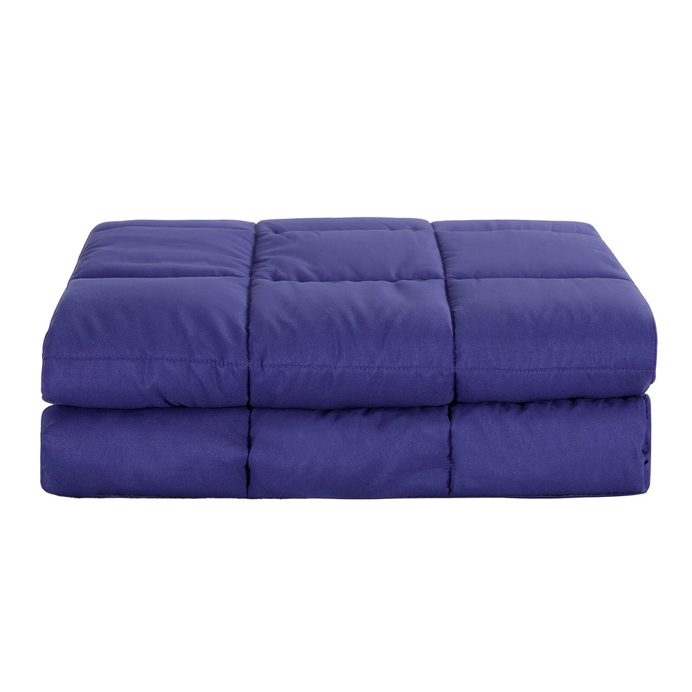 Giselle Bedding Weighted Blanket 11KG Kids Adults Heavy Gravity Relax Calm Blue-Home & Garden > Bedding > Blankets & Throws-PEROZ Accessories