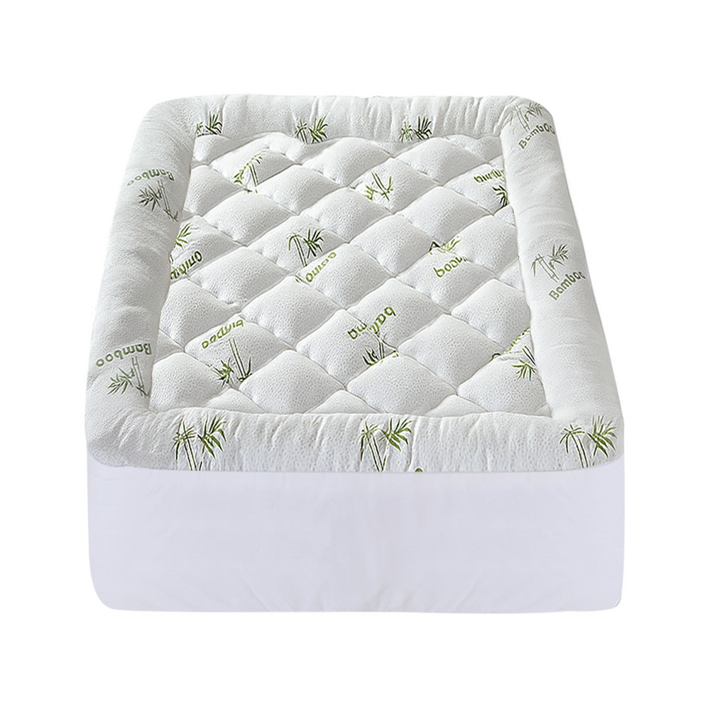 Giselle Mattress Topper 5cm Pillowtop toppers Bamboo King Single-Furniture > Mattresses > Mattress Toppers-PEROZ Accessories
