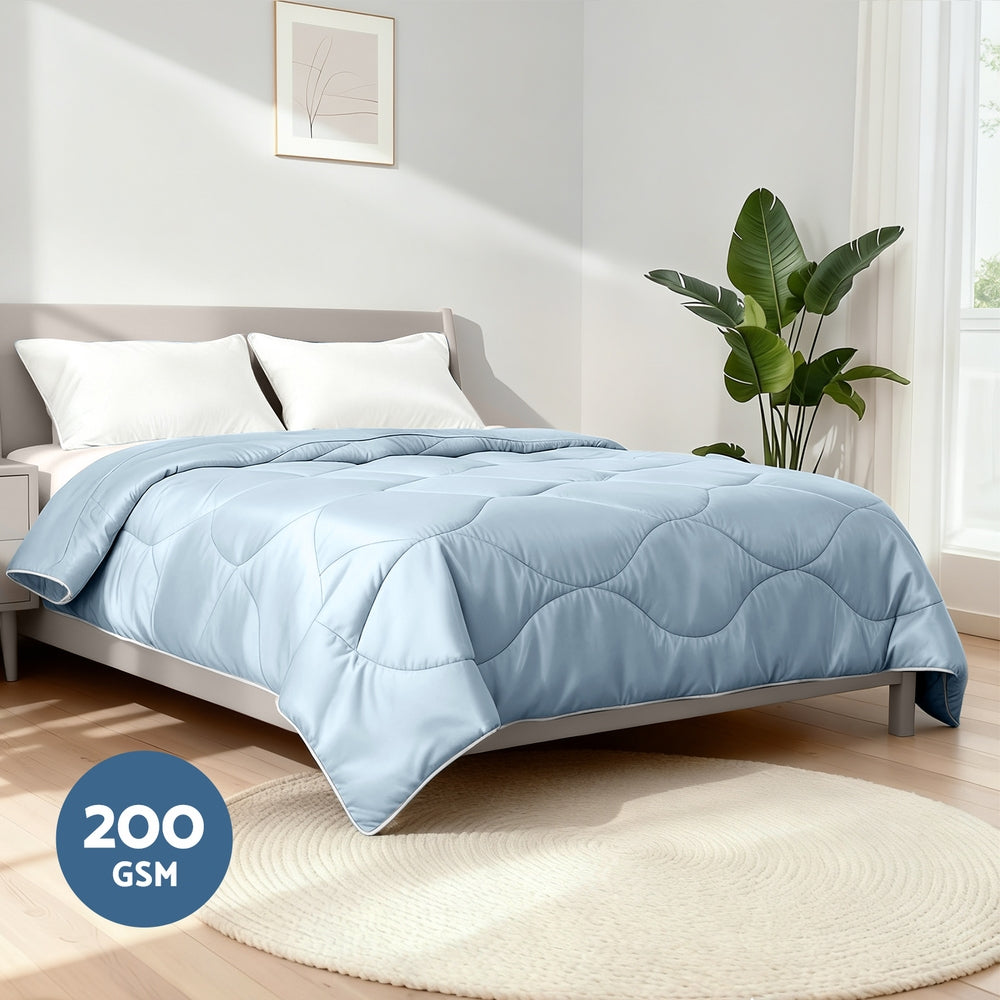 Giselle Tencel Quilt 200GSM Summer Quilts Comforter Doona Light Weight Soft Throw Blanket King-Home & Garden > Bedding > Quilts & Duvets-PEROZ Accessories