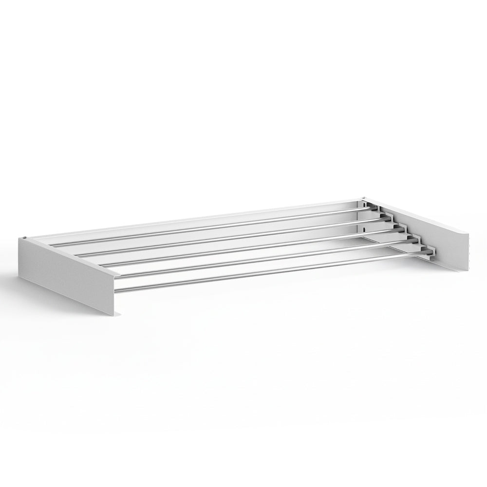 Artiss Clothes Rack Wall Mounted Airer Foldable White-Furniture > Living Room > Coat Racks-PEROZ Accessories