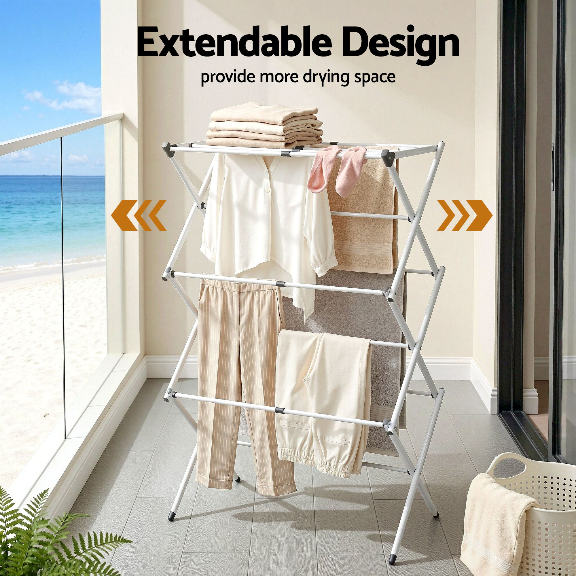 Artiss Clothes Rack Foldable Airer Drying Rack Portable No Assembly Required-Furniture > Living Room > Coat Racks-PEROZ Accessories