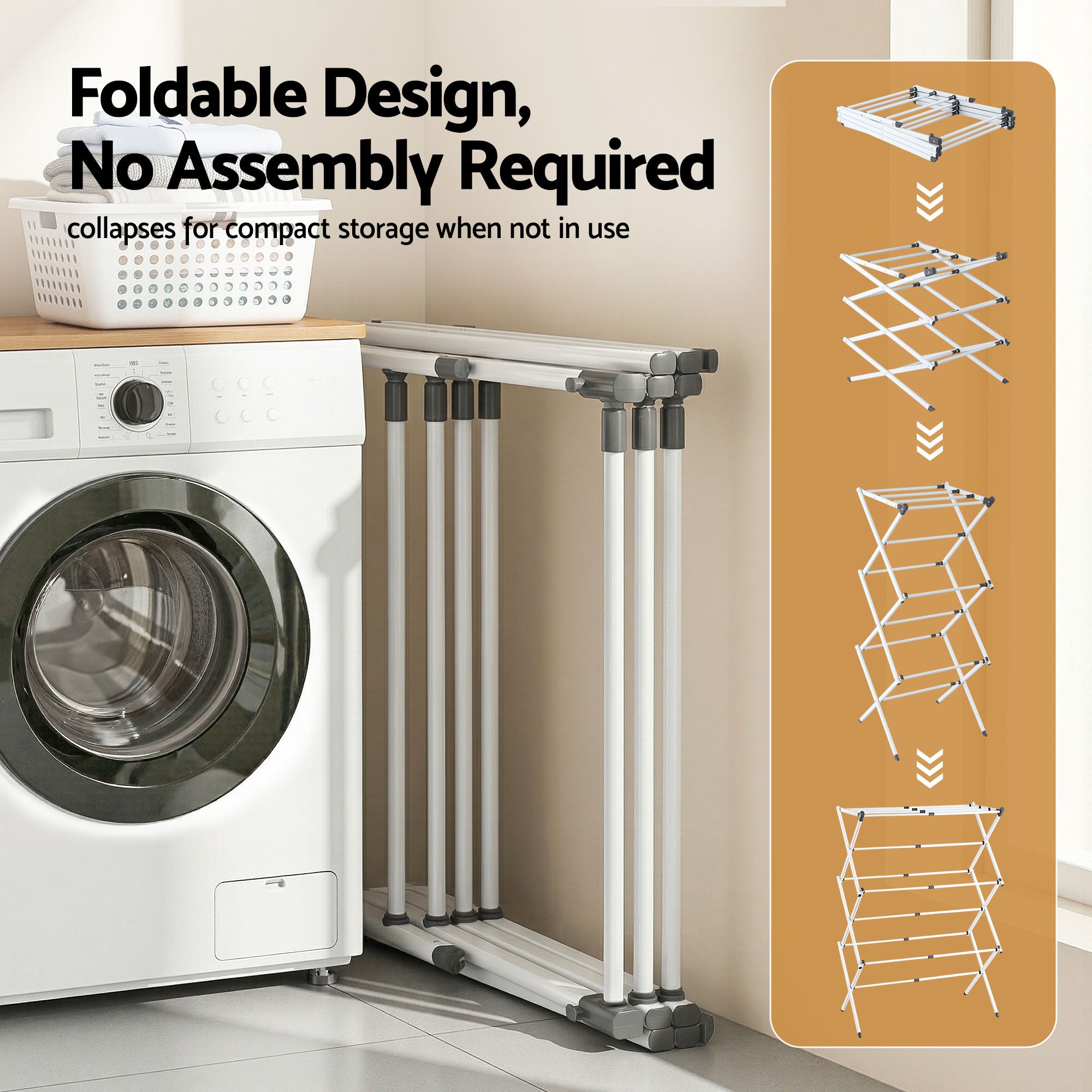 Artiss Clothes Rack Foldable Airer Drying Rack Portable No Assembly Required-Furniture > Living Room > Coat Racks-PEROZ Accessories