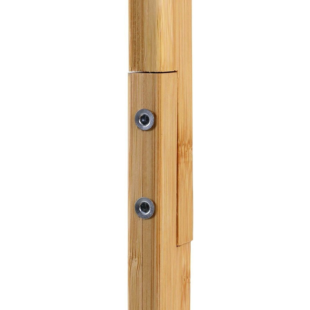 Artiss Clothes Rack Coat Stand 9 Hooks Tree Shelf Bamboo-Furniture > Bedroom-PEROZ Accessories