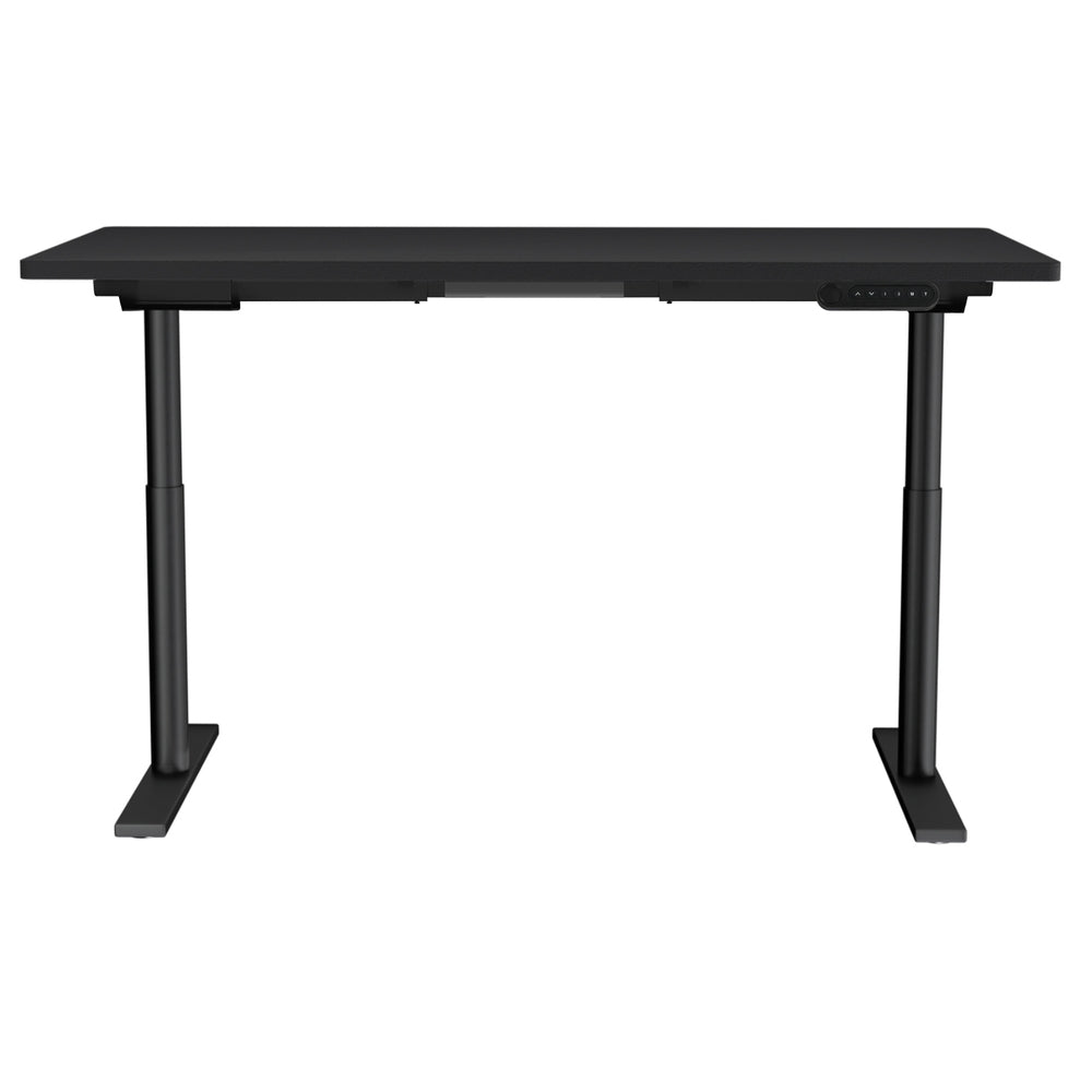 Artiss Standing Desk Motorised Electric Dual Motor Black 140CM-Office Desks-PEROZ Accessories