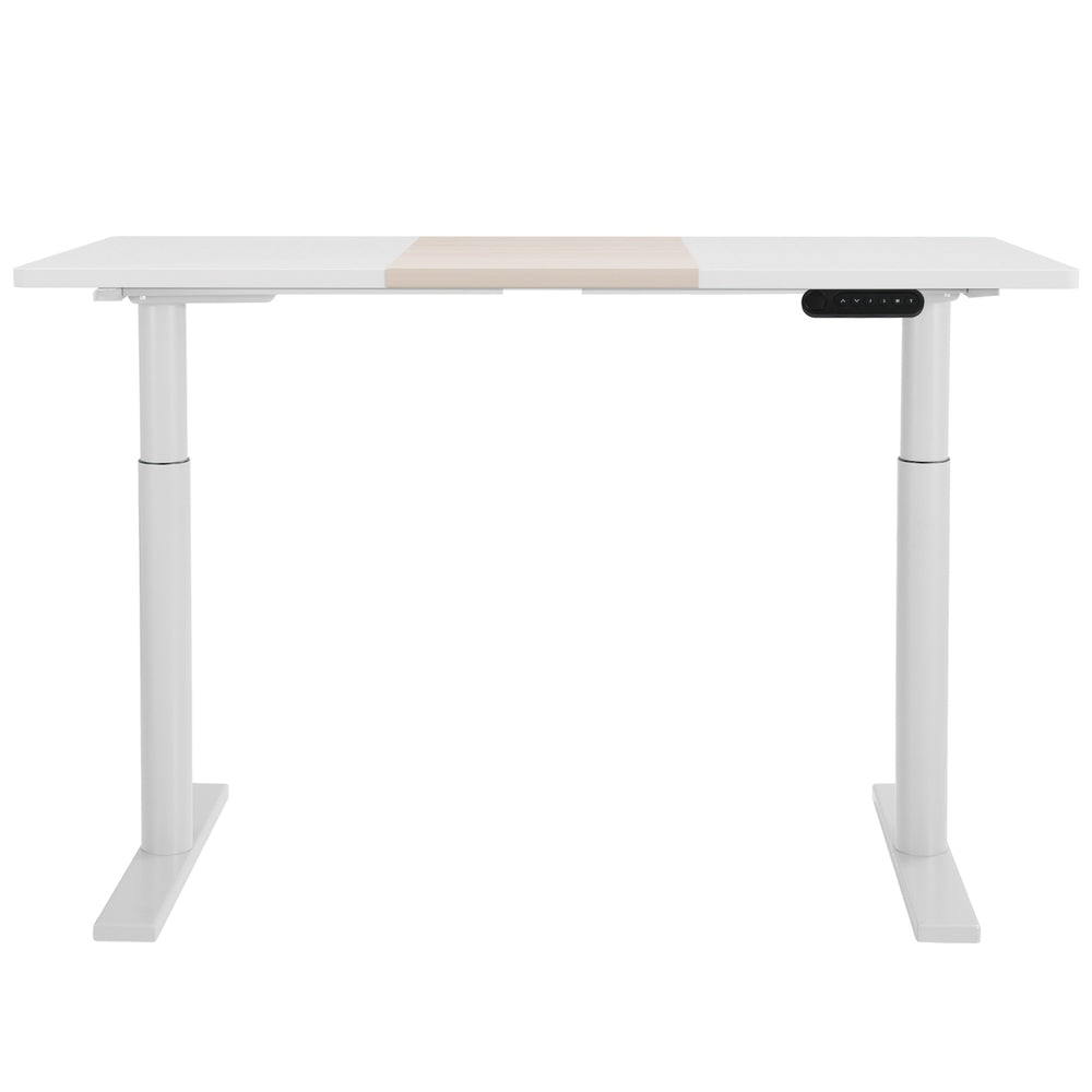 Artiss Standing Desk Motorised Electric Dual Motor 140CM White Pine-Furniture > Office-PEROZ Accessories