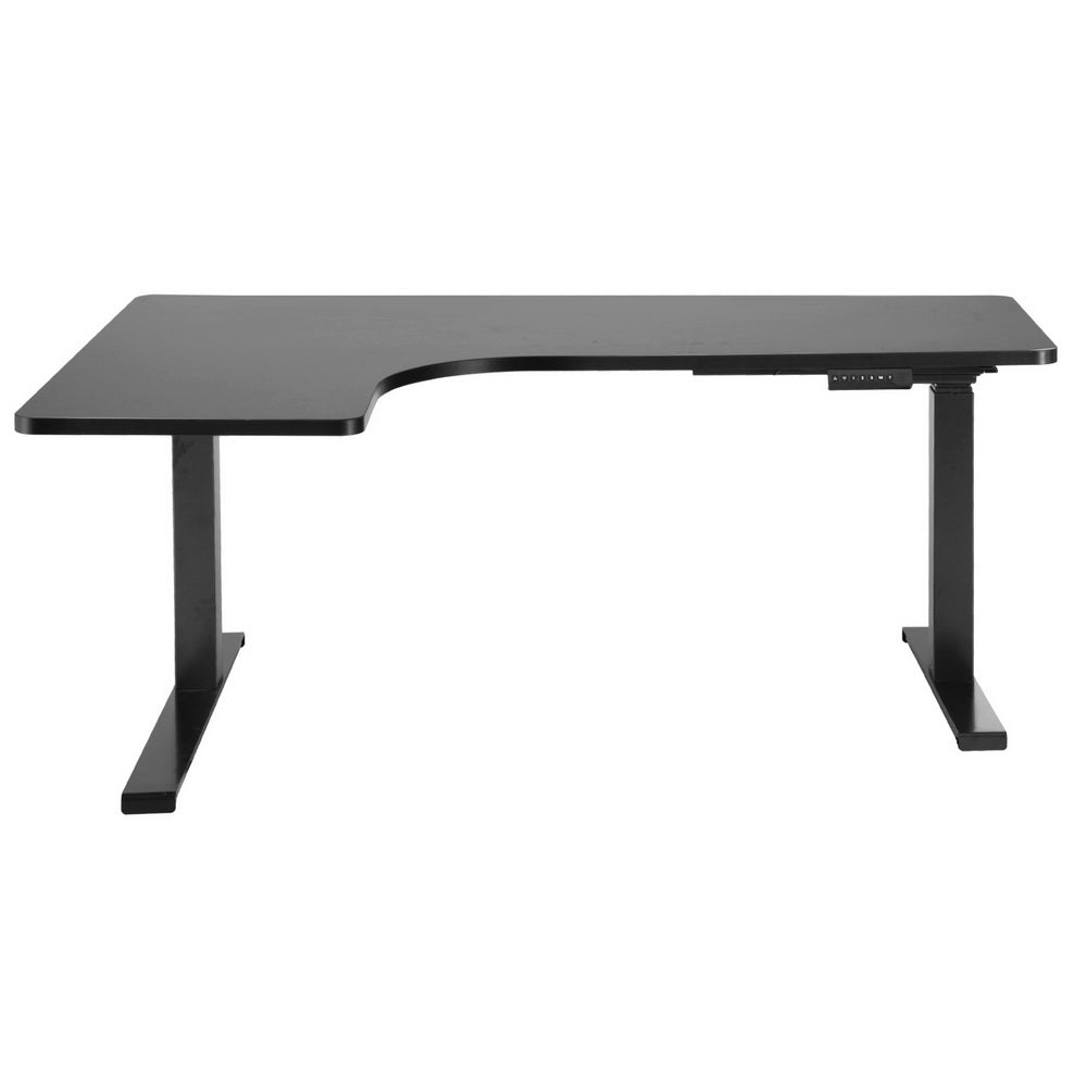 Artiss Standing Desks L-shape Motorised 160CM Black-Furniture > Office-PEROZ Accessories