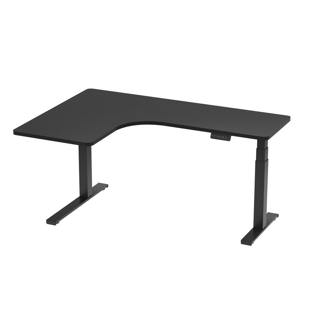 Artiss Standing Desks L-shape Motorised 160CM Black-Furniture > Office-PEROZ Accessories