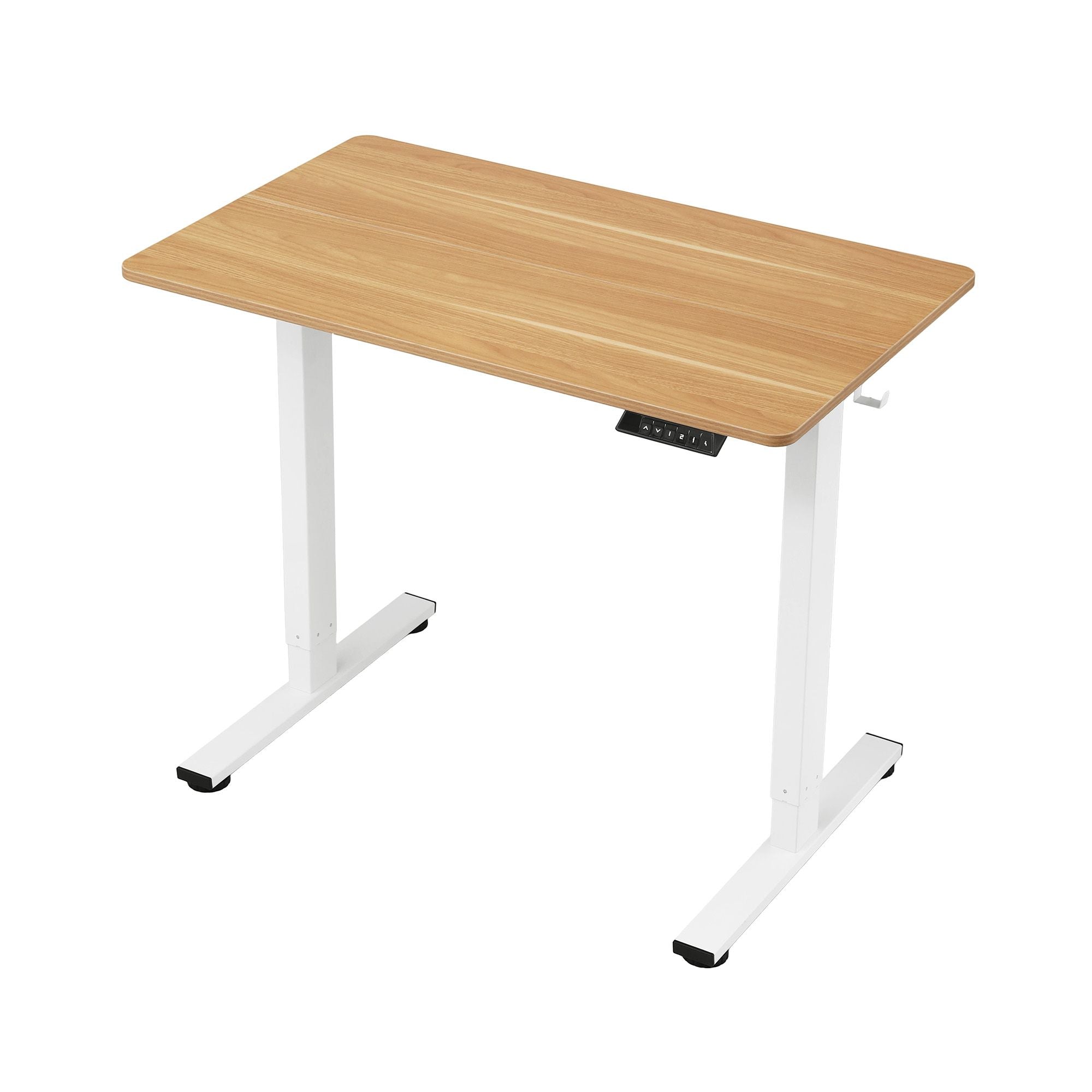 Artiss Standing Desk Electric Adjustable Ergonomic Office Table 100cm Oak