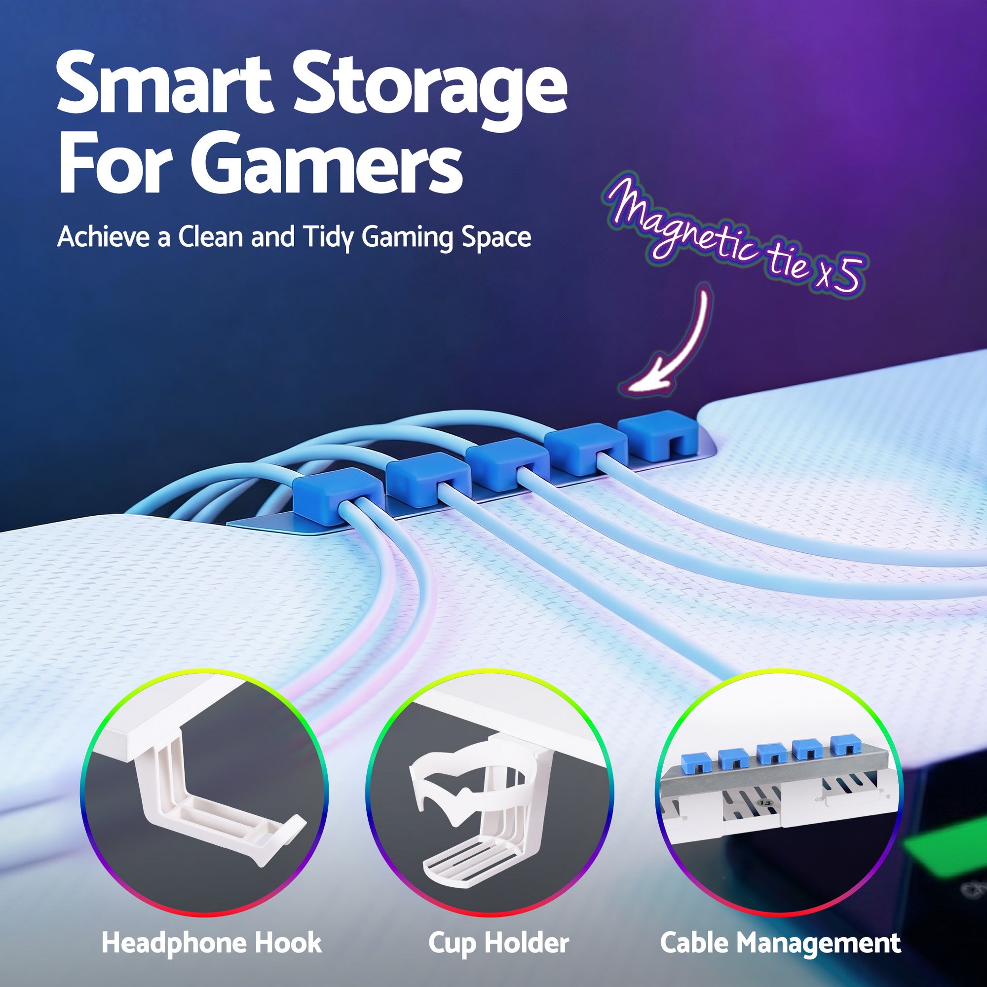 Artiss Electric Standing Desk Height Adjustable Gaming Desk Home Office 140cm-Furniture > Office > Desks-PEROZ Accessories