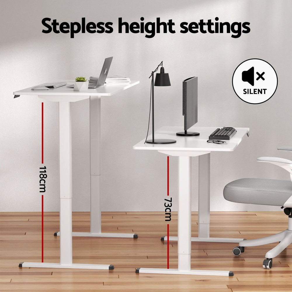 Artiss Electric Standing Desk Sit Stand Desks 120CM-Furniture > Office-PEROZ Accessories