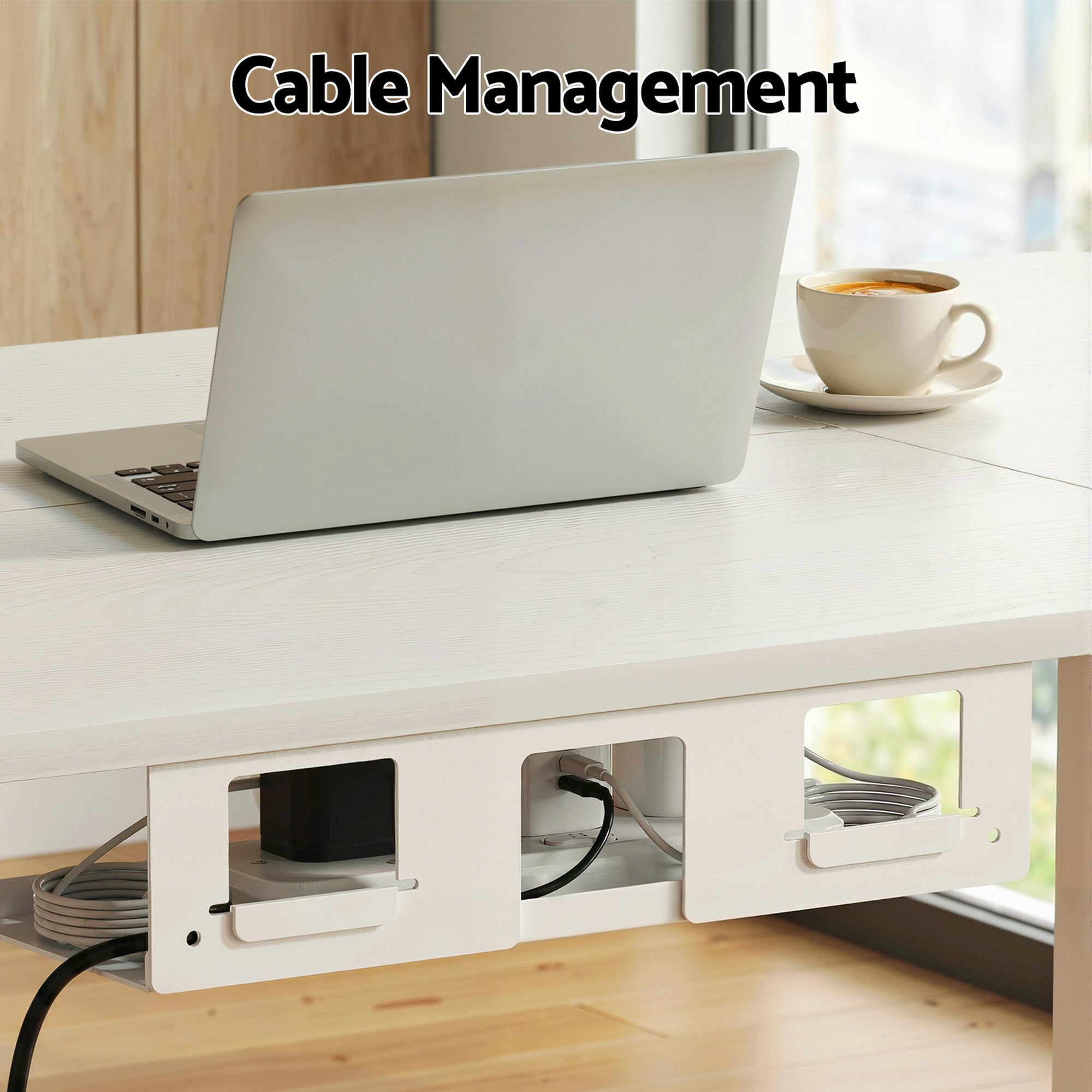 Artiss Electric Standing Desk 140cm Adjustable Height Motorised Home Office Desk Drawer-Furniture > Office > Desks-PEROZ Accessories