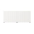 Oikiture Bed Frame Headboard Double Queen King White Boucle-Headboards-PEROZ Accessories