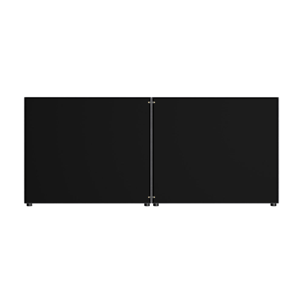 Oikiture Bed Frame Headboard Double Queen King Size Grey Velvet-Headboard-PEROZ Accessories
