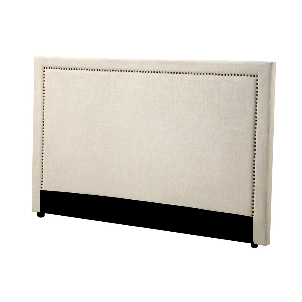 Oikiture Single Bed Headboard Bedhead Beige-Headboards-PEROZ Accessories