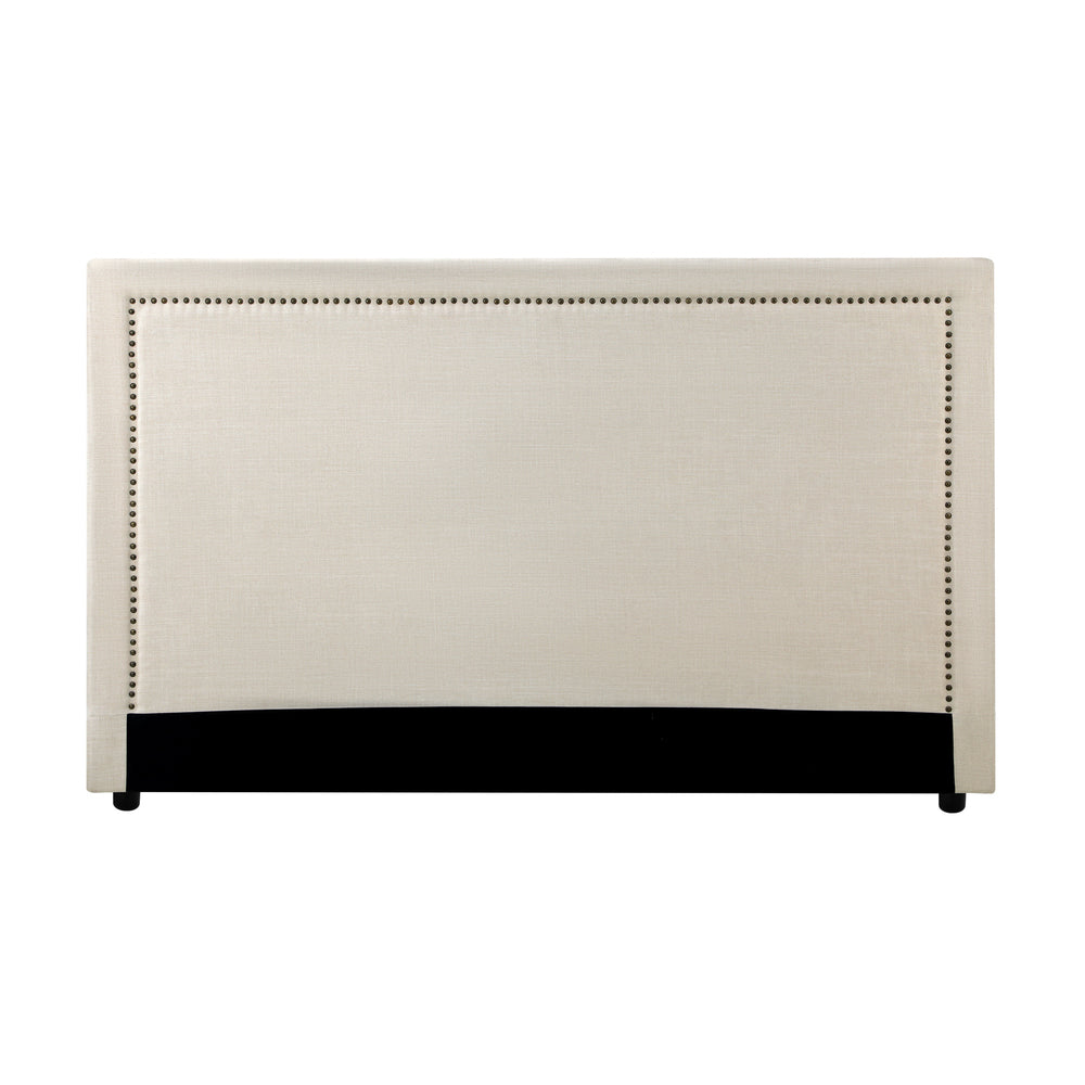 Oikiture Single Bed Headboard Bedhead Beige-Headboards-PEROZ Accessories