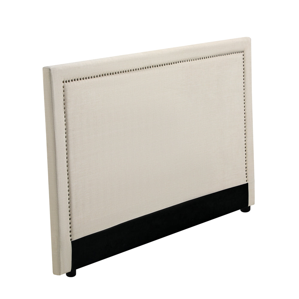 Oikiture Single Bed Headboard Bedhead Beige-Headboards-PEROZ Accessories