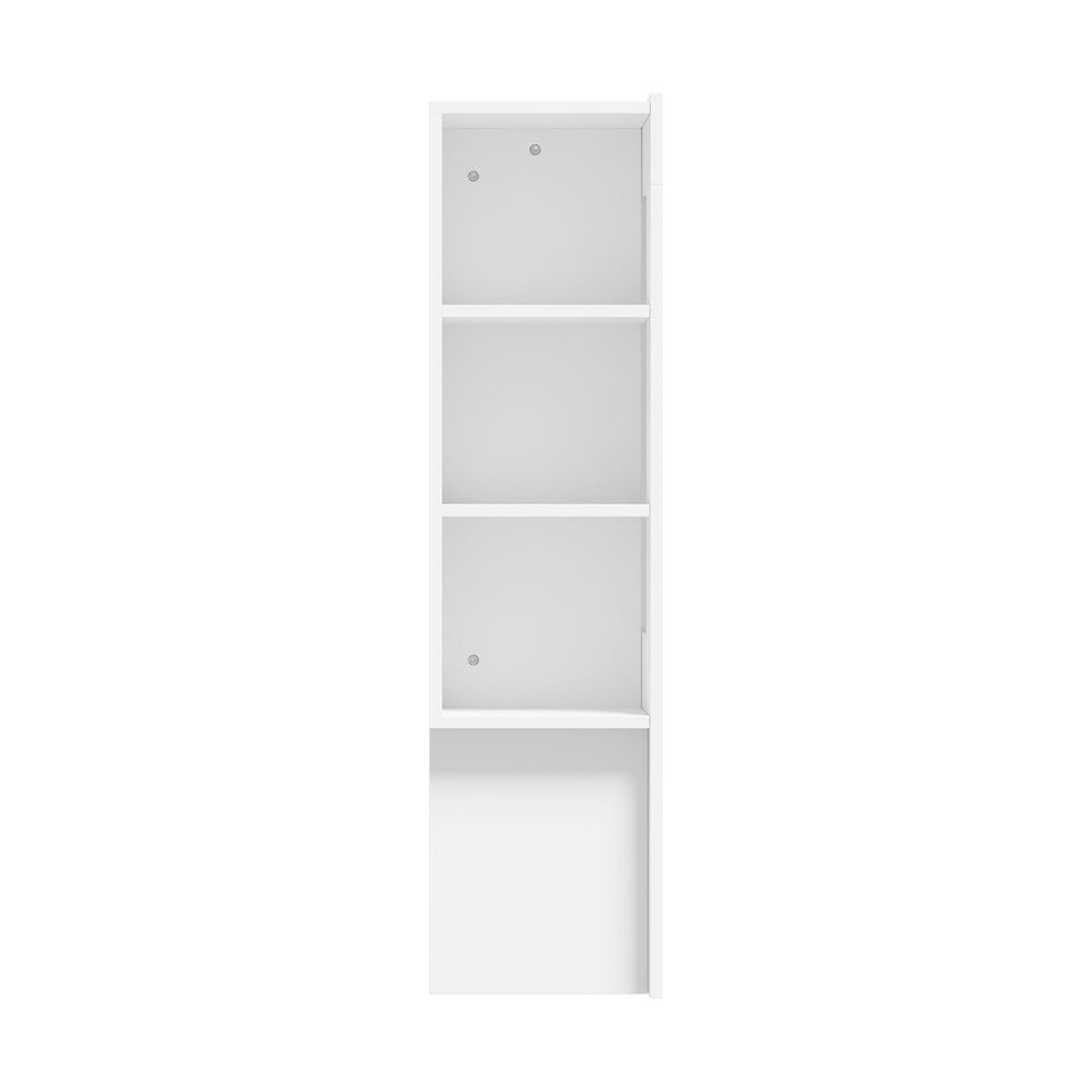 Oikiture Bed Head with Shelves Double Size White-Headboard-PEROZ Accessories