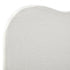 Oikiture Bed Head King Single Headboard Boucle Fabric White-Headboards-PEROZ Accessories